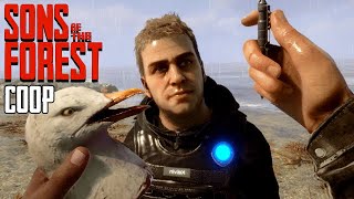 Sons of The Forest Gameplay Deutsch COOP 01  Absturz mit Tierkopf [upl. by Aix]