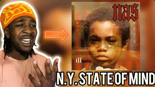 FIRST TIME HEARING Nas  NY State of Mind Official Audio REACTION [upl. by Gerard]