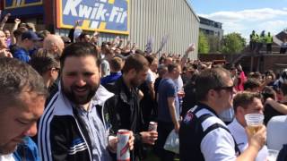 Grimsby fans singing the Padraig Amond song at the Torch 150516 [upl. by Ruperto]