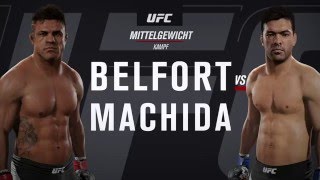 He Wanted Jiu Jitsu He Got Jiu Jitsu Belfort vs Machida  EA SPORTS UFC 2 [upl. by Adorne738]