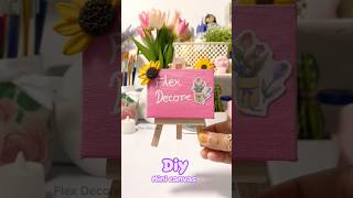 DIY mini canvas 😍 shorts viralvideo trending shortvideo flexdecore diy minicanvas art [upl. by Lennox]