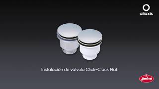 ¡INSTALA la VÁLVULA CLICKCLACK FLAT para LAVABOS 🚰✨ [upl. by Johppa990]