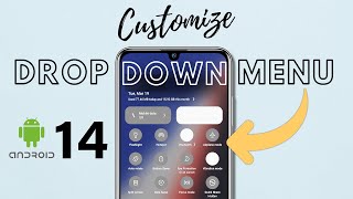 How to Customize Drop Down Menu on Android14 [upl. by Nohtan380]