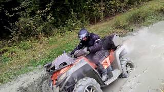 Yamaha Grizzly vs Can Am 1000 vs Cf Moto x800 x8 terralander [upl. by Nordek]