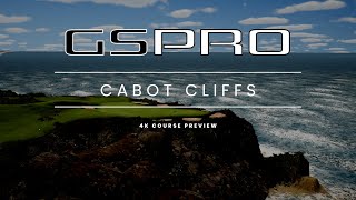 GSPRO Course Preview  Cabot Cliffs  4k Ultra 18 Hole Flyover [upl. by Moina388]