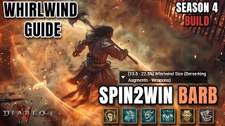 SPIN 2 WIN in Season 4 Dust Devil Whirlwind Build Guide  Diablo 4 [upl. by Wildermuth549]