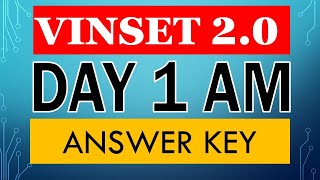 VINSET 2 0 DAY 1 ANSWER KEY Retooling of Teachers Capacity in Using ICT and Emerging Technologies [upl. by Elag]