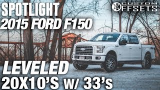 Spotlight  2015 Ford F150 Leveled 20x10 18s and 33s [upl. by Saberhagen]