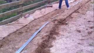 Installing Landscape Edging for Landscaping Installation [upl. by Theola]