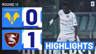 VERONASALERNITANA 01  HIGHLIGHTS  Tchaouna scores to give Salernitana win  Serie A 202324 [upl. by Cirtap]