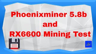 Phoenixminer 58b and RX6600 Mining Test [upl. by Calandra]