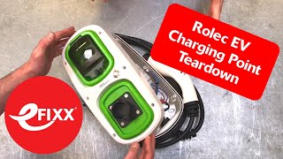 eFIXX  Teardown  Whats inside a ROLEC Wallpod electric vehicle charger Rolec EV Charger EVSE [upl. by Wehttam839]