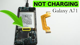 Samsung A71 Charging Issue Solved ✅ ¿Planned Obsolescence [upl. by Eisso]