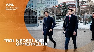 Rutte en Hoekstra praten met Zelenski van Oekraïne Nederland neemt verantwoordelijkheid [upl. by Htiekel721]