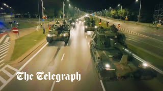 Polish troops move to Belarus border in show of force against Wagner [upl. by Brita]