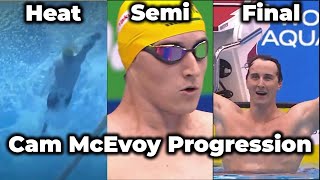 Cam McEvoy Progression To Gold Heat Semi Final [upl. by Ellesirg892]