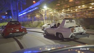 4K Autopia at Night  Disneyland Autopia Now Powered by Honda [upl. by Anbul]