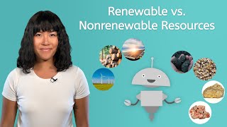 Renewable vs NonRenewable Resources  Educational Video for Kids [upl. by Daisie]