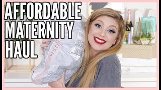 AFFORDABLE MATERNITY CLOTHING HAUL [upl. by Garibald]