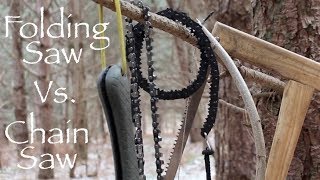 Bushcraft Saws  A Comparison of Popular Folding and Handheld Chain Saws [upl. by Fuller276]