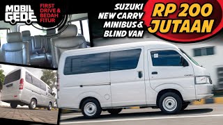 Suzuki New Carry Minibus dan Blind Van Harga Rp 200 Jutaan  Mobil Gede [upl. by Bachman]