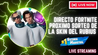 🔴 DIRECTO FORTNITE PROXIMO SORTEO DE LA SKIN DEL RUBIUS Código PAKONERO EN LA TIENDA [upl. by Retse]