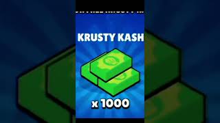 1000 kash krabs gratuitbrawlstarskashkrabsgratuit [upl. by Chandra]