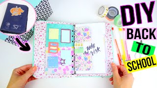 DIY BACK TO SCHOOL ┋PERSONNALISE TON AGENDA  PLANNER Recyclage fournitures supplies diy francais [upl. by King]