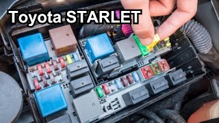 DIAGRAMA de FUSIBLES y RELES de Toyota STARLET Gratis [upl. by Teria465]