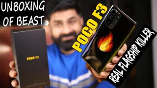 Poco F3 In Pakistan  Unboxing TheRealBeast  SD870120Hz Amoled8256GB Price In Pakistan 55999 [upl. by Shir]