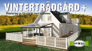 Vinterträdgård  Så bygger du uterum [upl. by Aleihs]