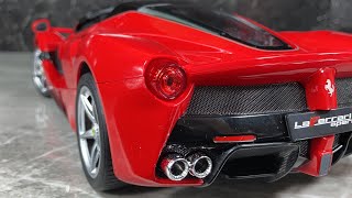 DRIFTING FERRARI LAFERRARI APERTA 114 RC by Rastar Unboxing Review by CarsMond [upl. by Irisa]