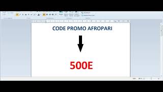 Inscription sur Afropari et nouveau code promo Cote dIvoire code promo Afropari Application apk [upl. by Gaven]