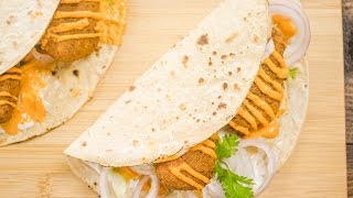 Falafel Recipe  Indian Style Falafel Wraps  Healthy Veg Cutlet Rolls  Kids Lunch Box Recipes [upl. by Oir]