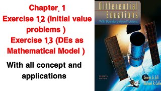 Chapter 1 Exercise 12 and 13  with complete concept and application  boundary problem [upl. by Norac]