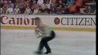 Viktor Petrenko 1990 World Championships SP [upl. by Sirrap]