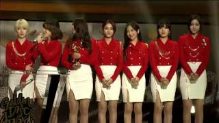 GDA 150114 29th Golden Disk Awards Digital Single  Bonsang Award Acceptance Speech AOA  Ailee [upl. by Aihsinat551]