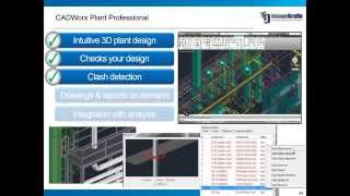 Intergraph CADWorx Plant Professional Demo [upl. by Memberg]