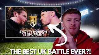 BEST UK BATTLE EVER Shotty Horroh VS Shuffle T REACTION [upl. by Ethelyn]