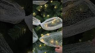 Christmas Hacks 97How do I get the ribbon to fasten more securely on the Christmas tree xmas [upl. by Eneja]