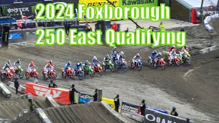 Haiden Deegan amp Cameron Mcadoo And More 2024 Foxborough 250 East Qualifying [upl. by Adiesirb]