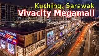 Kuching 2023  Vivacity Megamall  Walking Tour [upl. by Fairbanks]