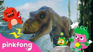 The Baby Dinosaur Wigwigwiggle  Kids Nursery Rhyme  Pinkfong Ninimo [upl. by Nomi990]