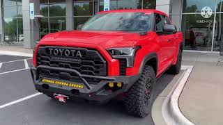 Just built this 2022 Toyota Tundra Pro in solar octane This one is sold but we wanted to share [upl. by Jarv]