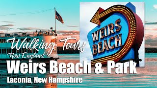 Walking Tour New England  Weirs Beach amp Endicott Rock Park  Laconia NH  Spring  GoPro10 4K [upl. by Joane]