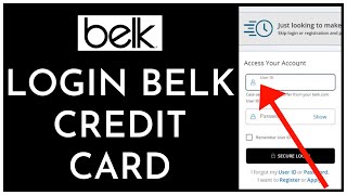 Belk Credit Card Login How to Sign in Belk Credit Card Account 2023 [upl. by Iolande]