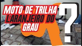 ADESIVANDO MOTO DE TRILHA  FT LARANJEIRA DO GRAU [upl. by Odnam433]