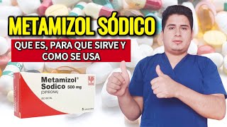 💊¡Descubre Metamizol Sódico Para Que Sirve Metamizol Sódico Dosis y Cómo se Toma [upl. by Altaf66]