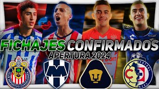 ¡MÁS de 10 FICHAJES CONFIRMADOS del APERTURA 2024 ¡GOVEA a CHIVAS PIOJO se VACHIQUITO A CRUZ AZUL [upl. by Oxley]