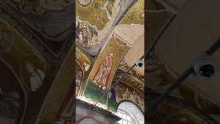 Awesome Wall art in The Kariye Museum and Mosque in Istanbul  Part 1 shorts [upl. by Marelya]